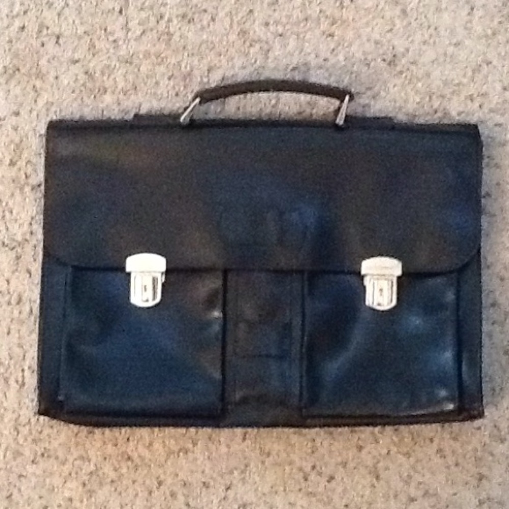 Dolce & GABBANA D&G Leather Briefcase Laptop Bag